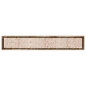vidaXL Passadeira MARSA Preto 80 x 450 cm Poli&eacute;ster e PVC