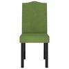 vidaXL Cadeiras de jantar 6 pcs veludo verde-claro