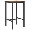 vidaXL Mesa de bar 52 x 52 x 110 cm Derivados de Madeira Retangular