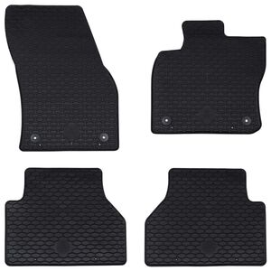 vidaXL Tapete de carro 4 unid. Adequado para VW CADDY 2020- Borracha