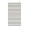 vidaXL Cinzento Luz Plissada Cega 70x150 cm Largura Tecido 69,4 cm