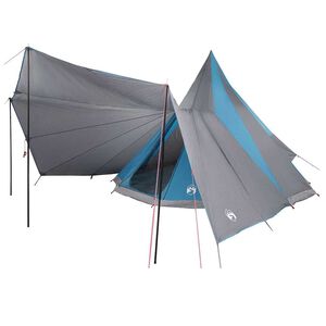 vidaXL Barraca Tipi com telhado Azul 510 x 690 x 330 cm tafet&aacute;