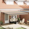vidaXL Toldo Bege 450 x 300 x 165 cm Poli&eacute;ster e Metal