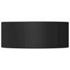 vidaXL Bumpers de mesa de pebolim 16 unid. Preto 2,7 x 2,7 x 1,3 cm