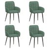vidaXL Cadeiras de Jantar 4 pcs Veludo Verde do Mar 57 x 50 x 85 cm