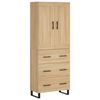 vidaXL Arm&aacute;rio alto 69,5x34x180 cm derivados de madeira cor sonoma
