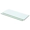 vidaXL Prateleiras 2 pcs 50x15 cm vidro transparente