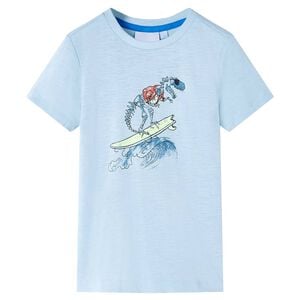 T-shirt para crian&ccedil;a azul 128