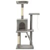 vidaXL &Aacute;rvore p/ gatos c/ postes arranhadores sisal 120 cm cinzento