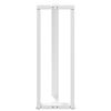 vidaXL P&eacute;s de mesa de bar em forma de T, 2 pe&ccedil;as, branco, 50x35x(110-111) cm, a&ccedil;o