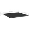 vidaXL Prateleiras para estante 4 pcs 40x40x1,5cm contraplacado preto