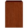 vidaXL Vaso/floreira 42x38x75 cm a&ccedil;o corten