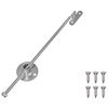 vidaXL Dobradi&ccedil;a de Barra 439 pcs Prateado Ferro