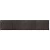 vidaXL Tapete retangular 80x400 cm bambu castanho-escuro