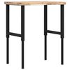 vidaXL Bancada retangular 80x60x(73-99,5) cm madeira de ac&aacute;cia maci&ccedil;a