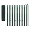 vidaXL Cerca 25x1,7 m a&ccedil;o verde
