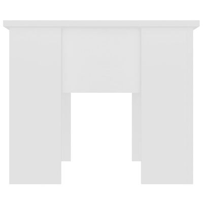 vidaXL Mesa de centro 79x49x41 cm madeira processada branco