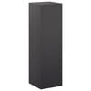 vidaXL Suporte para Plantas Preto 30 x 30 x 100 cm A&ccedil;o