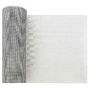vidaXL Tela de Malha 20 x 500 cm 20 Mesh A&ccedil;o Inoxid&aacute;vel 201 Prateado