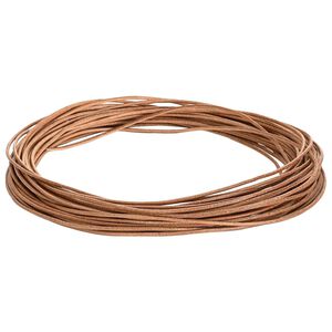 vidaXL Corda de Couro 1 Castanho &Oslash;1 mm x 5 m Couro