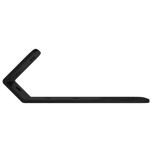 vidaXL Ganchos 12 pcs Preto M5 x 110 mm Ferro