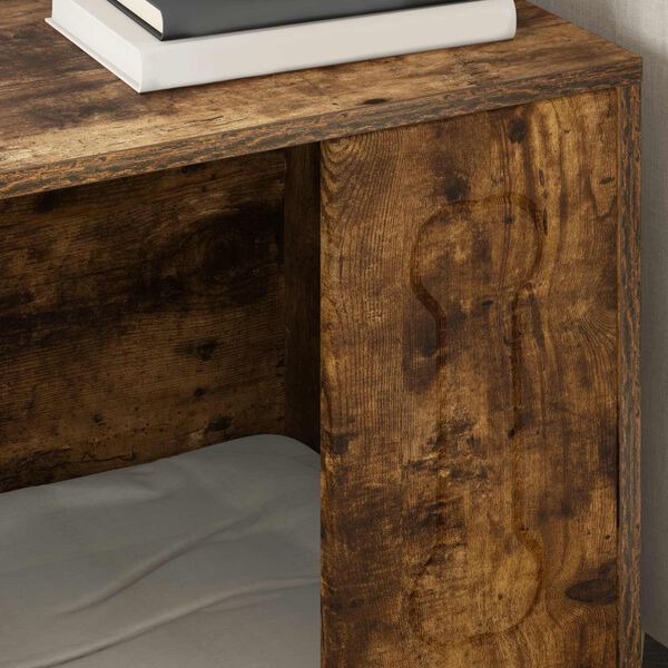 vidaXL Casinha para Cachorro Carvalho Defumado 44 x 42 x 49 cm