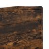 vidaXL Cabeceira Carvalho Defumado 200 cm Madeira processada