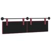 vidaXL Cabeceira Suspensa Vinho Vermelho 170 x 55 x 7 cm tecido