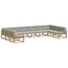 vidaXL Conjunto de Sof&aacute;s para Exterior 10 unid.