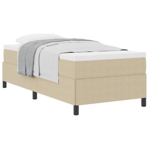 vidaXL Cama Box Cinza Verde 90 x 200 cm Tecido de Veludo Cotele