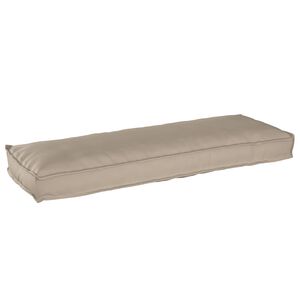 vidaXL Almofada Cinzento-acastanhado 120 x 40 x 8 cm Tecido Oxford
