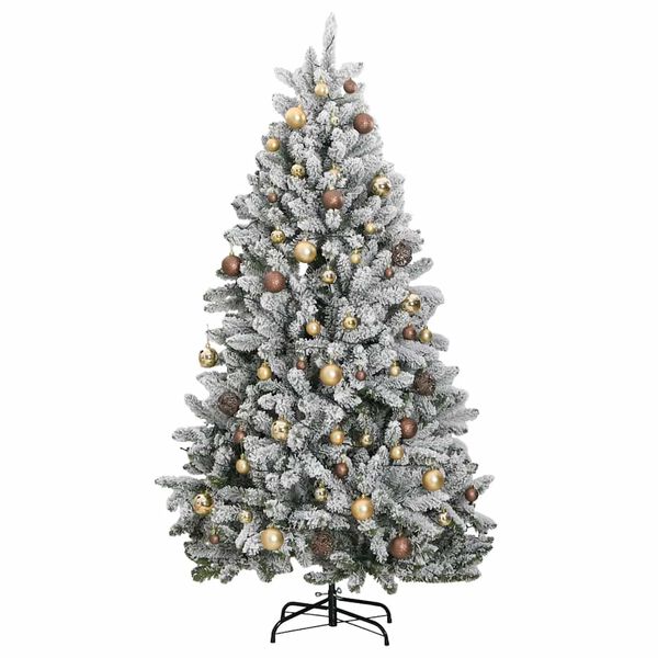 vidaXL &Aacute;rvore Natal artificial articulada c/ 300 luzes LED+bolas 270cm