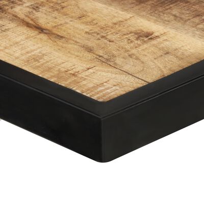 vidaXL Mesa de jantar 160 cm madeira de mangueira áspera