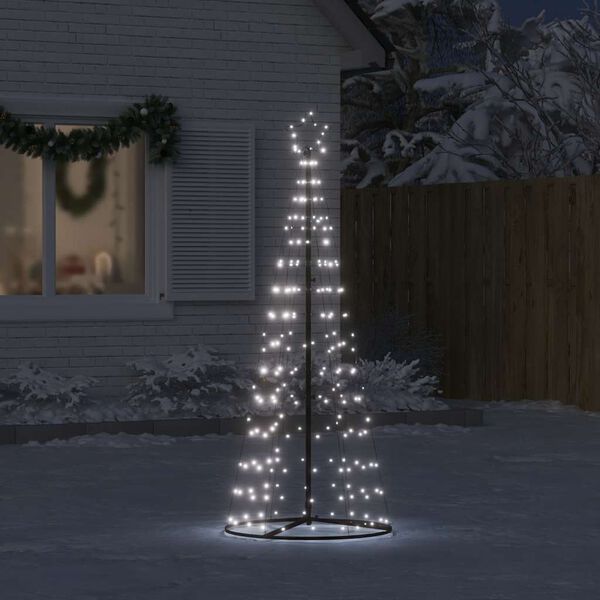 vidaXL LED &Aacute;rvore de Natal 200 LEDs Branco Frio 180 cm