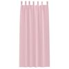vidaXL Cortinas Blackout com Argolas 2 pcs Rosa beb&eacute; 260 x 140 cm