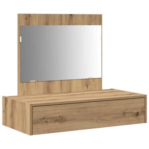 vidaXL Mesa de vestir Castanho 83 x 40 x 70 cm Derivados de Madeira