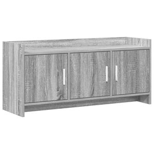 vidaXL Gabinete para TV 102 x 33 x 47 cm Sonoma cinzento