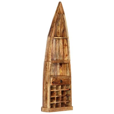 vidaXL Garrafeira 50x40x180 cm madeira de mangueira maciça