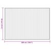 vidaXL Tapete retangular 70x100 cm bambu cor natural