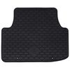 vidaXL Tapete de carro 4 pcs Preto Borracha