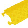 vidaXL Rampas protetora de cabos 2 pcs 98,5 cm amarelo
