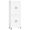 vidaXL Arm&aacute;rio alto 69,5x34x180 cm derivados de madeira branco