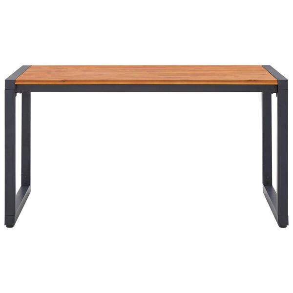 vidaXL 5 pcs conjunto de jantar para jardim preto