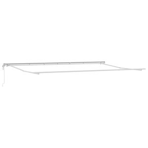 vidaXL Estrutura de Toldo Branco 600 &times; 350 cm Alum&iacute;nio