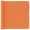 vidaXL Tela de varanda 90x300 cm tecido Oxford laranja