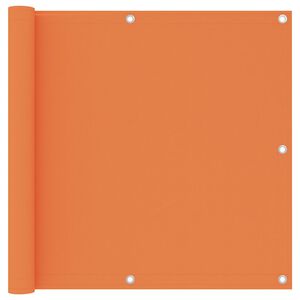 vidaXL Tela de varanda 90x300 cm tecido Oxford laranja