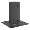 vidaXL &Acirc;ncora de Solo Redonda 12 pcs Antracite 15 x 15 x 15 cm Metal