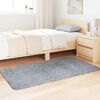 vidaXL Tapete shaggy de pelo alto NAVARRA 80x150 cm cinzento-claro
