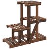 vidaXL Suporte de plantas 58x25x51 cm madeira de abeto maci&ccedil;a