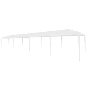 vidaXL Tenda para festas 3x12 m PE branco